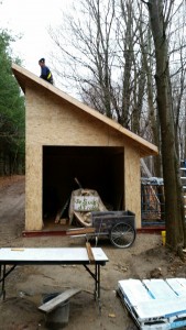 Real harnessed and roofing sugar shack