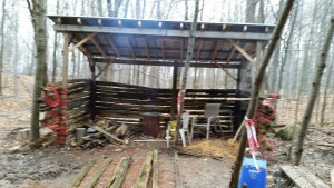 Finished woodshed